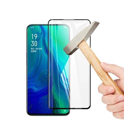 China 2.5D Round Full Edge 9D Glue Cover Tempered Glass For OPPO K10 F21 Pro A55S A57 Reno 7 Lite A96 9H 2.5D Anti Broken Guard Screen Protector Film for sale