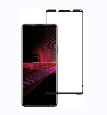 China 2.5D Full Round Edge Glue Cover Japan Tempered Glass For SONY Pro I 1 3 5 10 II III Plus Ultra Thin 9H 2.5D Anti Scratch Screen Protector Film for sale