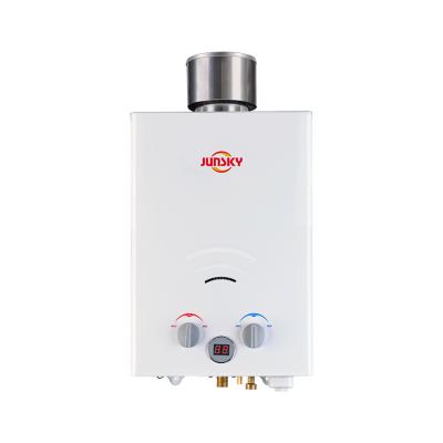 China Chinese Manufacturer Outdoor 6L/8L/10L With RainCap Gas Hot Water Tankless Gas Water Heater Portable Instant Heaters For Camping for sale