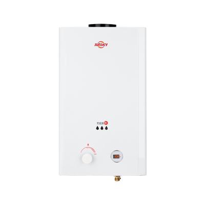 China Hotel Wholesale Price 10L Gas Water Heater Domestic LPG NG Gas Geyser Low Water Pressure Portable Instant Water Heater for sale