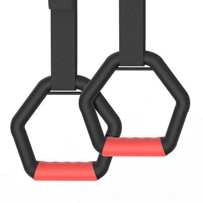 China Home Fitness Power Gym Exercise Kids Gymnastics Children Training Pull Up Rings Hanging Ring for sale