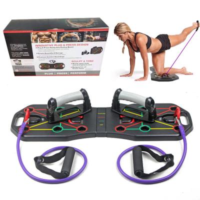 China Gym Home Fitness Training Men Women Workout Pump Stands Folding Push Up Board System for sale