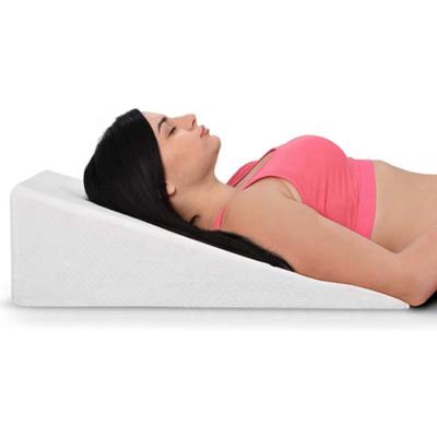 China Memory Reading Wedge Back Bed Pillow, Memory Foam Anti Snore Wedge Bed Pillow, Triangle Bed Wedge Pillow for sale