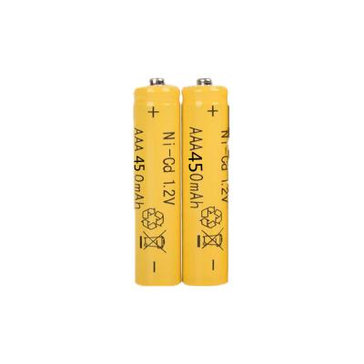 China Toys JINTION battery rechargeable batarya aaa800 450mah 1.2v nicd treble or flat for sale