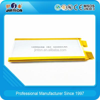 China Power Tools Customize LiPO 10559156 10000 mAh 3.7v 150A Discharge Rechargeable Battery for sale