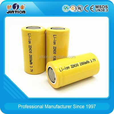 China Laptop / Power Tools Li-ion 22430 2000mAh 3.7v Rechargeable Battery for sale