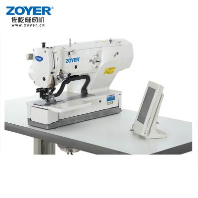 China Garment Shops ZY1790 Computer Straight Industrial Button Hole Sewing Machine Button Hole Machine Price High Speed for sale