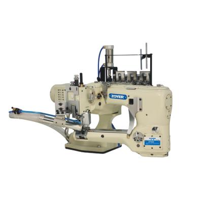 China Garment shops ZY620 4 feed flatseamer sewing machine--6 needle thread arm for sale