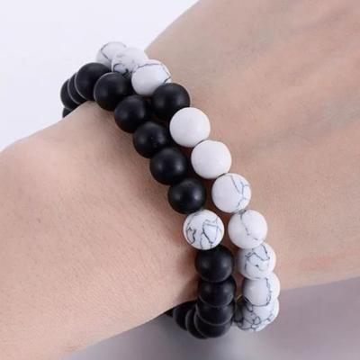 China Wholesale Lucky Stone Simple Stone Bracelet 2021 New Vintage Fashion Hot Sale Bead Bracelet for sale