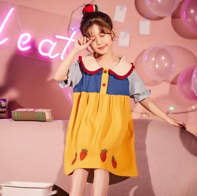 China Good Quality Thermal Cute Toddler Girls Cotton Nightgown Children Sleep Dress Baby Clothing Baby Home Wear for sale