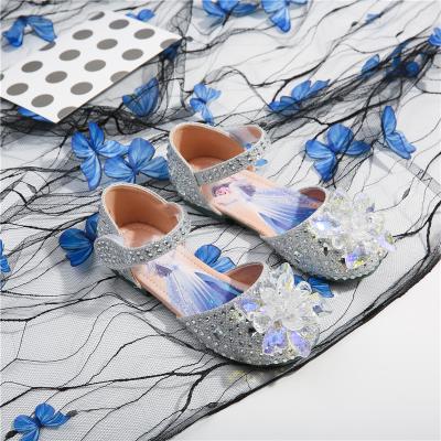 China Girls Rhinestones Glitter Shoes Children's Sandals Princess Shoes Summer New Fashion Trend Girls Little Girls Party Performance Shoes for sale