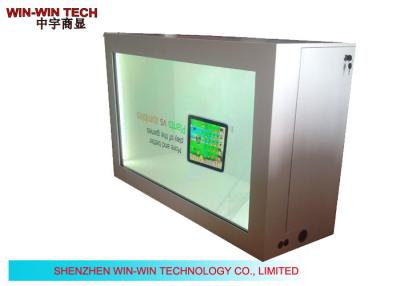 China 32 Inch WIFI / 3G Transparent LCD Display for Shopping Mall 1920 X 1080 for sale