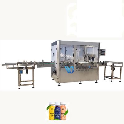 China 2oz Bottling Machine Automatic Vitality Food Probiotic Shots Drink Filling Capping Machine for sale