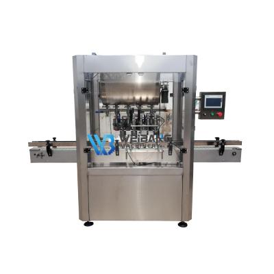 China WB-J4 Automatic Food Lotion Bottle Filler Honey Piston Cosmetic Paste Filling Machine for sale