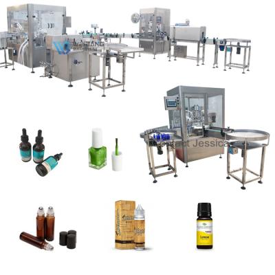 China 15ml 30ml 60ml 100ml Food Pump CBD Oil Peristaltic Dropper Glass Bottle Filling Machine for sale