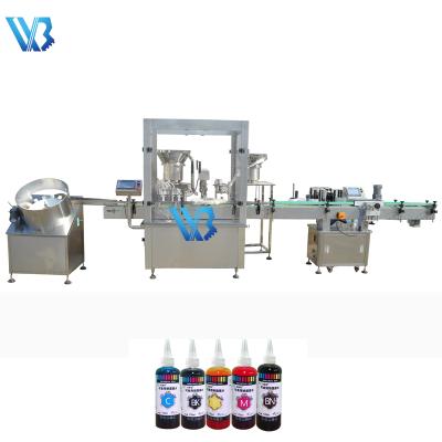 China Automatic Liquid Edible Food Bottle Filling Machine 100ml 120ml Food Refill Filling Capping Machine for sale