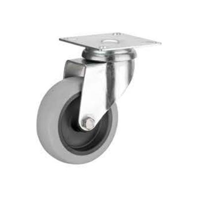 China Other Plain Bearing Thermoplastic Rubber Indoor Wheel Swivel Caster And Caster Wheels for sale