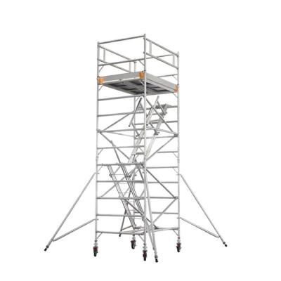 China Factory price modern demountable metal tower stair scaffold tower frame mobile scaffolding for sale