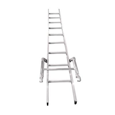 China Custom Universal Metal Building Construction Platform Stainless Steel Industrial Scaffolding Ladder High Levels Folding Ladders for sale