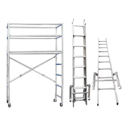 China Custom Universal Folding Ladders Metal Industrial Building Platform Scaffolding Unit Ladder For Scaffolding for sale