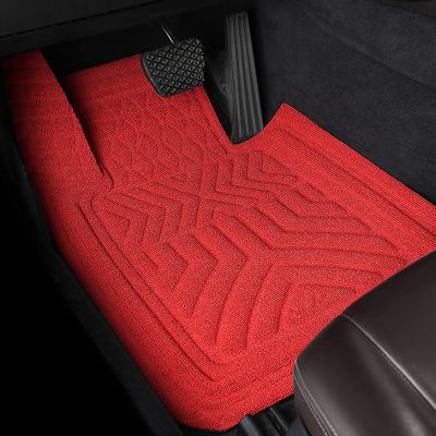 China Hot Selling Automobile Plush Mat Footrest Anti Jump Comfort 5D Full Set for sale