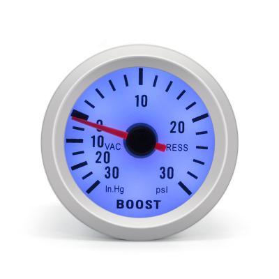 China High Quality Clear Lens Car Turbo Gauge Boost Gauge For Universal Car 17*13*8cm for sale