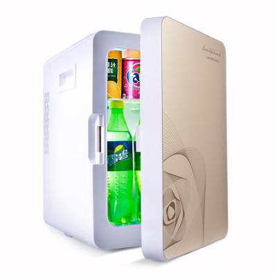 China ABS Electric Cooler And Warmer Car Refrigerator 20 Literfor Portable Makeup Fridge for sale