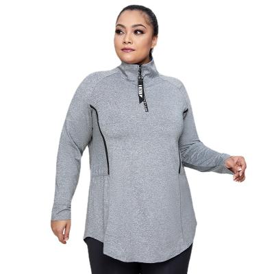 China New type breathable top sale exquisite workmanship women oversized sportswear plus size T-shirts yoga clothes for sale