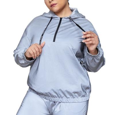 China Factory Latest Autumn Winter Sportswear Women Gym Reflective Breathable Plus Size Sports Wear for sale