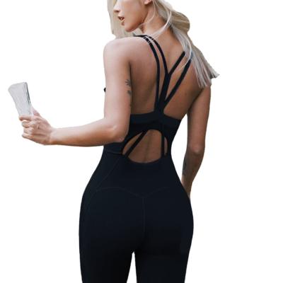 China Beautiful Breathable Yoga One Piece Sports Wear Women Fitness Yoga Aerial Quick Dry Set for sale