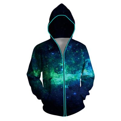 China Fashion 3D Fluorescence Printing Lovers Baseball Winter Suit Unisex Hoodies Men Women QUICK DRY Uniforms for sale