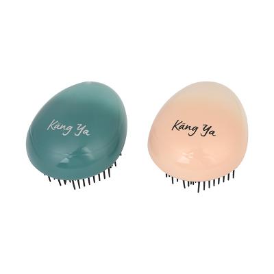 China Hot Selling High Quality Waterproof Egg Shape Comb Set Easy To Go Flexible Detangling Hairbrush Vegan Hairbrush Hotel Hairbrush for sale