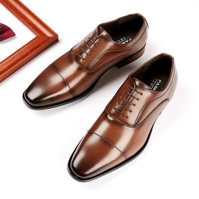 China Dropshipping Big Size Breathable Genuine Leather Stylish Shoes for Men Fashionable Men Office Shoes Breathable Casual Stylish Men Shoes for sale