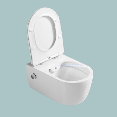 China Concealed Tank Sanitary Ware Rimfree Ceramic Rimless Toilet Suspended Toilet Floating Toilet for sale