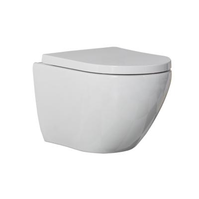 China Hidden Unique Luxury White Ceramic Tank Bathroom Wall Hung Toilet Wall Hung Toilet Rimless Wall Hung Toilet for sale