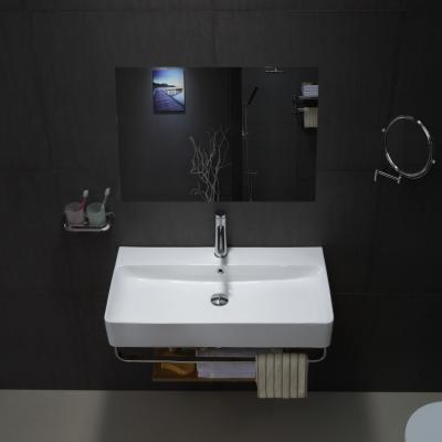 China Modern Modern Ceramic Bathroom Wash Basin Sink Wall Hung Basin for sale