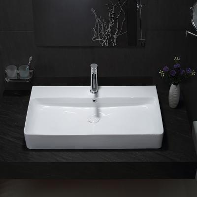 China Modern Countertop Vessel Sink Bathroom Sink Modern White Sink for sale