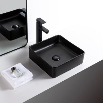 China Modern Countertop Wash Basin Bathroom Sinks Bathroom Square Bowl Sink for sale