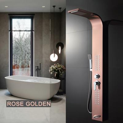 China Modern Modern Shower Panel Waterfall Shower Panel Bathroom for sale