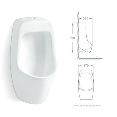 China Modern Hotel Wall Hung White Porcelain Toilet WC Bathroom Urinal Wall Hung Urinal For Men for sale