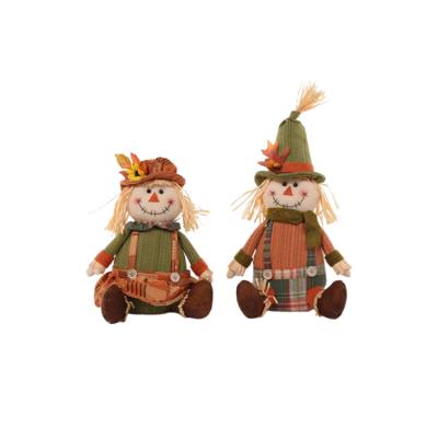 China Faceless Festival Rudolf Show Window Decorations Ornaments Harvest Halloween Thanksgiving Waterproof+Eco-friendly Creative Pumpkin Hat Doll Couples for sale