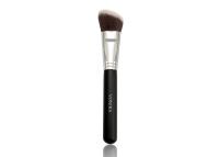 China High Quality  Rounded Slant  Brush With Two Colors luxuriously Soft Vegan Taklon for sale