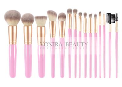 China 15 Piece Synthetic Makeup Brushes Set Luxury Exclusive Makeup Brush Holder for sale