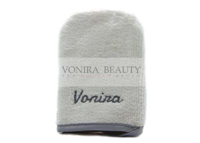 China Vonira Natural Facial Exfoliating Makeup Remover Mitt Reusable for sale