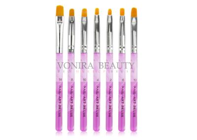 China Customized Logo Private Label Nail Art Brushes Acrylic UV Gel Nail Polish Brush for sale