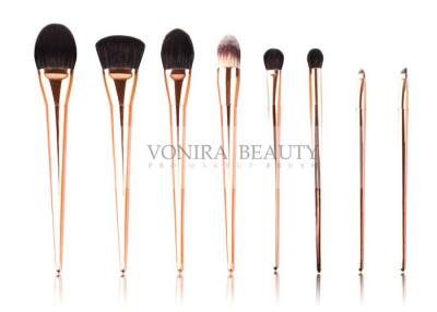 China Taklon Hair Gold Professional Makeup Artist Brushes For Facial Eye for sale