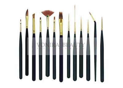 Chine le mini art de corps 13Pcs balaye la collection pour aquarelle de pinceaux avec les cheveux synthétiques de la meilleure qualité de sable à vendre