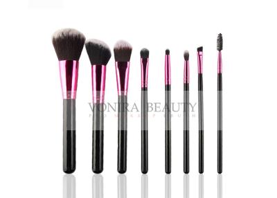 China Classic Basic Mass Level Makeup Brushes With Shiny Rose Gold Ferrule for sale