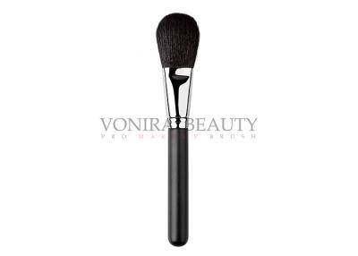 China Customized Logo Powder Brush Cheek Brush Natural Goat Hair Brush for sale