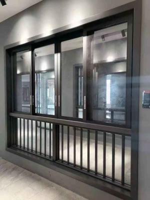 China Horizontal Aluminium Sliding Window Powder Coating With Thermal / Non Thermal Break for sale